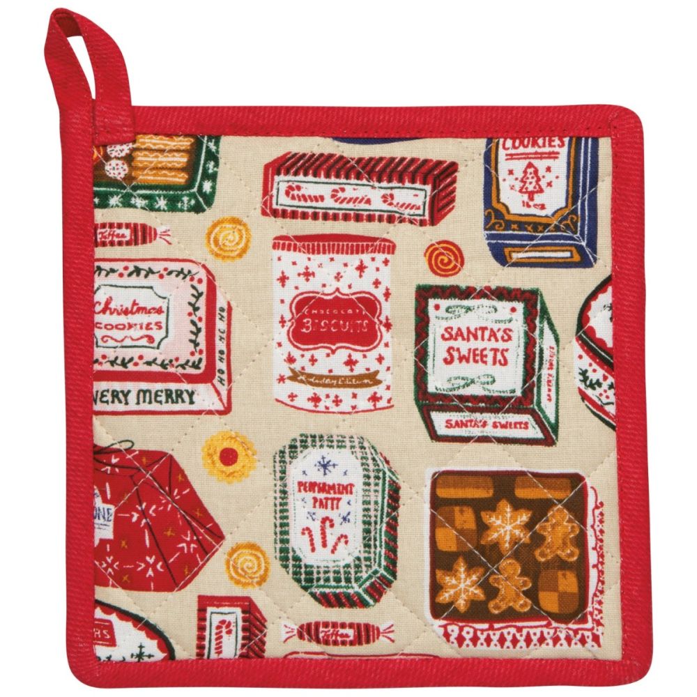 Now Designs by Danica Christmas Spruce Potholder | Sugar & Spice - Additional view