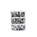 Crow Canyon 3-Piece 14oz Storage Bowl Set | Black Splatter