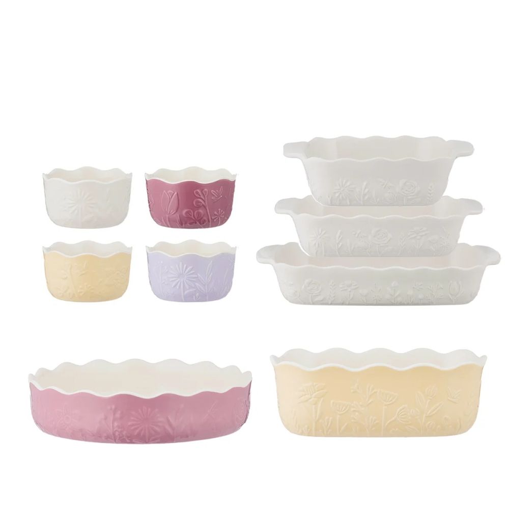 Mason Cash In The Meadow Collection 9-Piece Bakeware Set