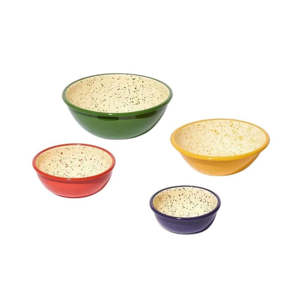 Hedley & Bennett Enamel Prep & Serve Bowl Set