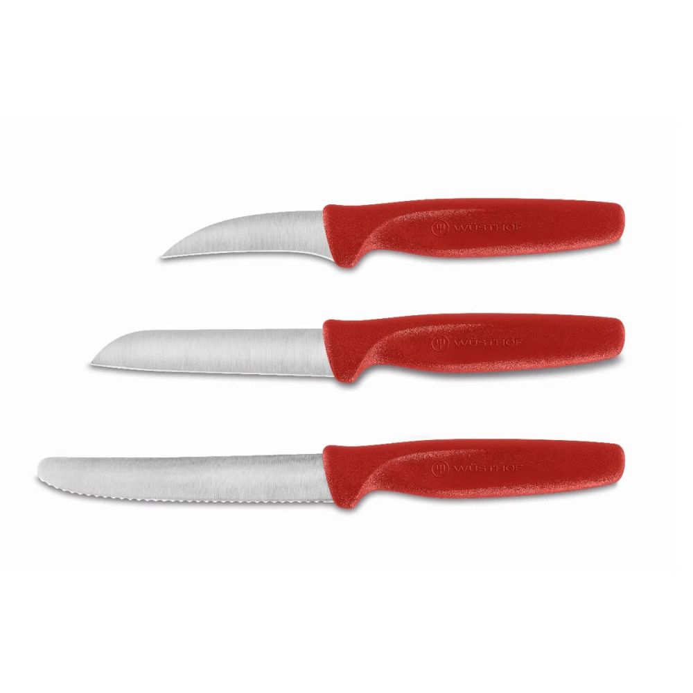 WÜSTHOF Create 3-Piece Paring Knife Set | Red