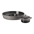Le Creuset Oval Chip and Dip & 24oz Round Mini Cocotte Set | Oyster
