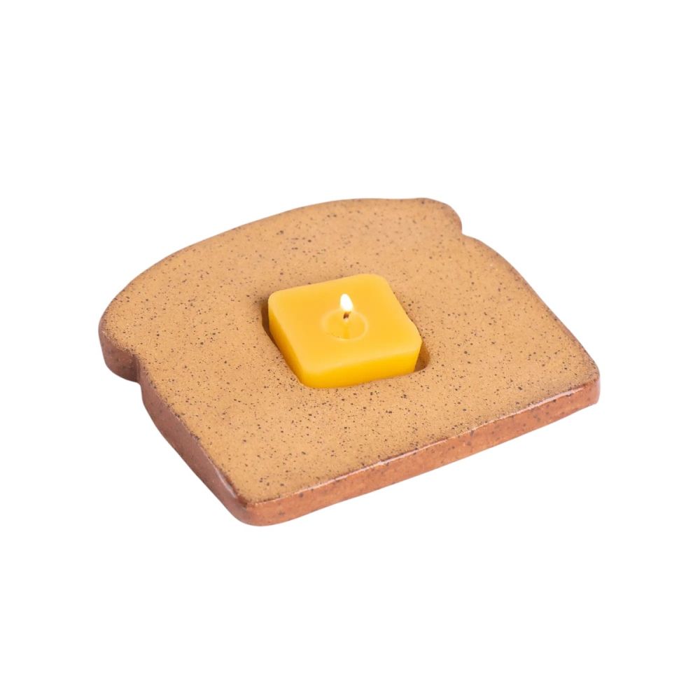 Collin Garrity Ceramic Toast Candle Holder