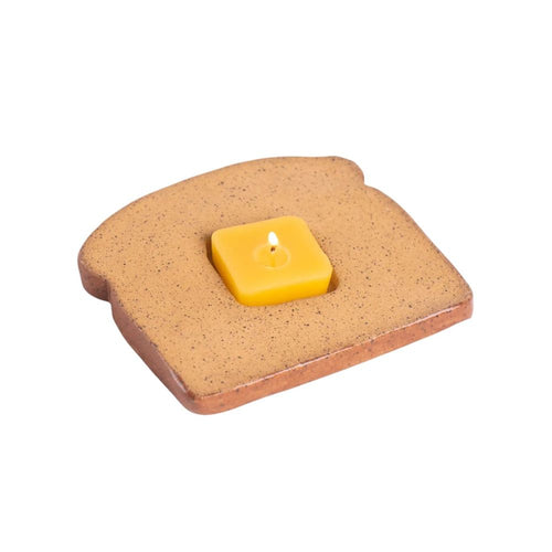Collin Garrity Ceramic Toast Candle Holder