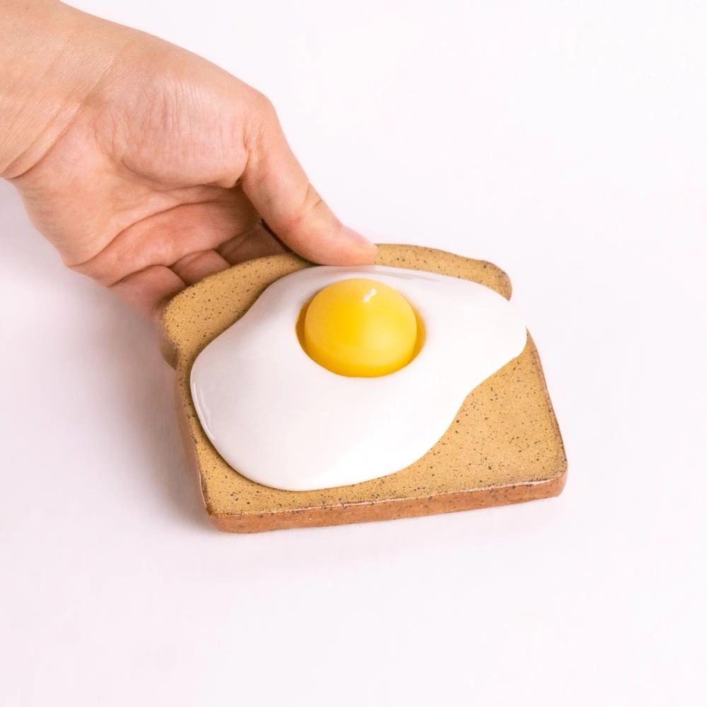 Collin Garrity Ceramic Toast Candle Holder - Additional view