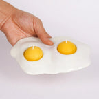 Collin Garrity Ceramic Double Egg Tea Light Candle Holder - Additional view