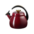Le Creuset Signature 2.2 Qt. Cloche Kettle with Star Gold Knob | Garnet