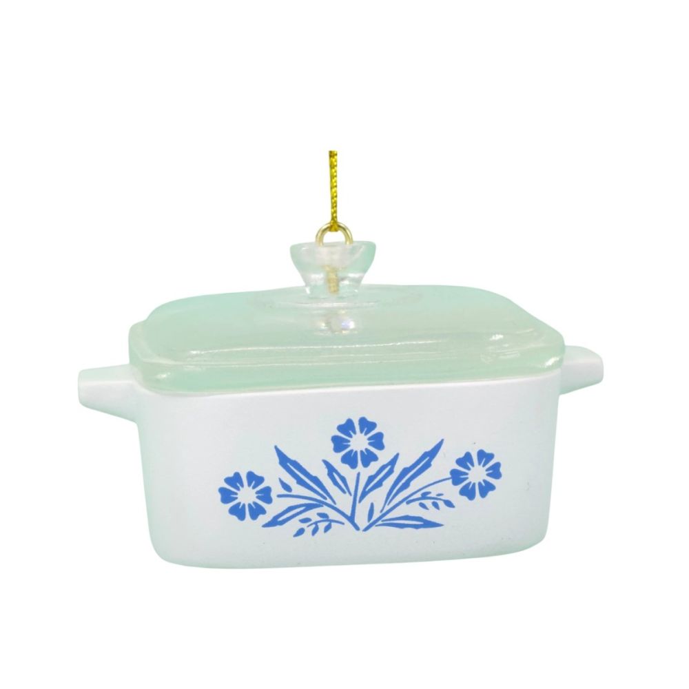 Twinkl Toast Mini Cornflower Ornament | Corning Ware–Inspired Casserole
