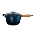 Le Creuset Alpine Signature Round Wood Handle 2.25 Qt. Saucepan with Crucible Stainless Steel Knob | Nuit