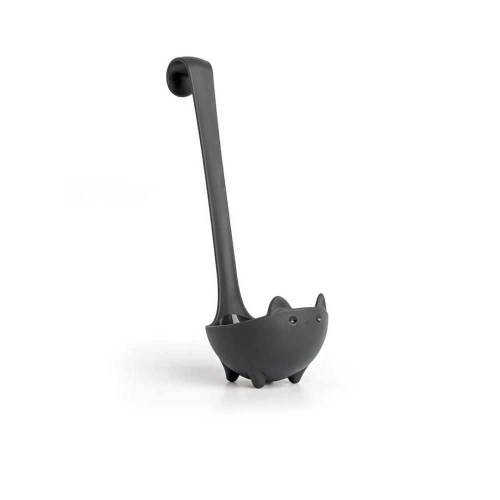OTOTO Katie Cat Soup Ladle | Black
