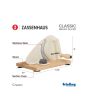 Zassenhaus Classic Bread Slicer | Cream - Additional view