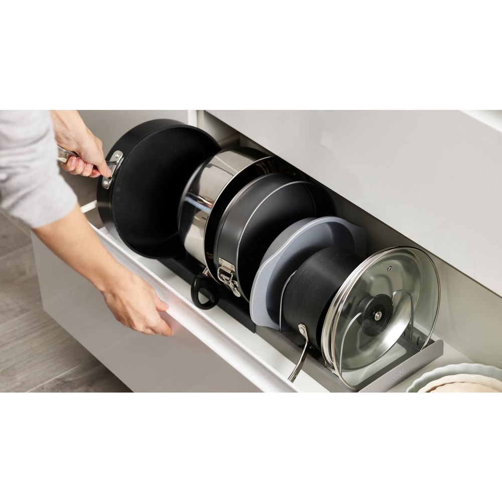 Joseph Joseph DrawerStore™ Expanding Cookware Organizer | Gray - Additional view