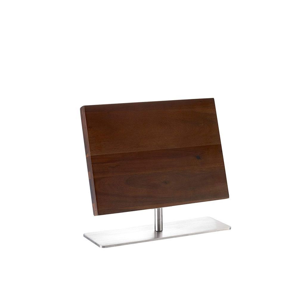 Mercer Culinary Acacia Magnetic Knife Board with Stand - Large