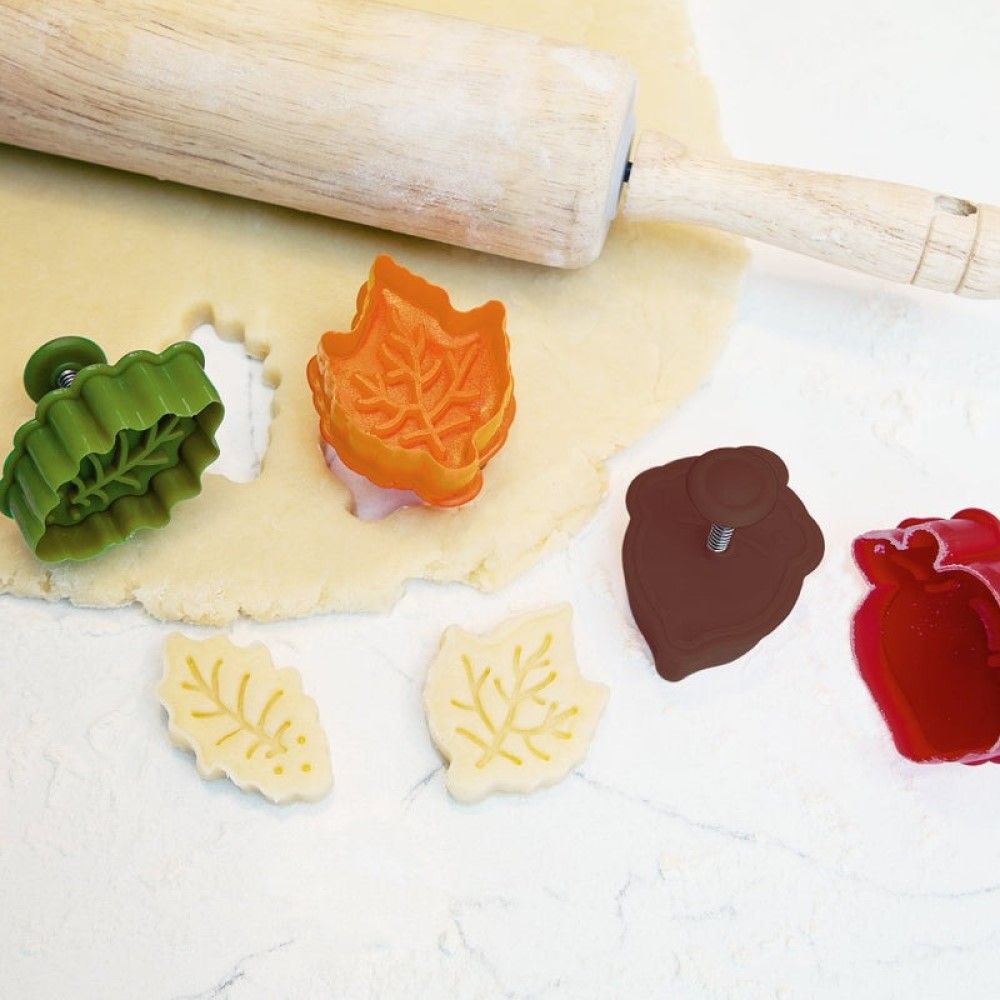 Talisman Designs Pie Crust Cutters (Set of 4) | Fall - Additional view