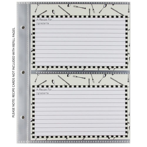 C.R. Gibson Pocket Page Refills for QP12 Recipe Books - Additional view