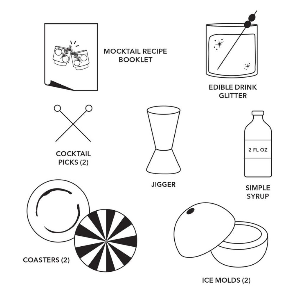 Pinch Provisions Holiday Mocktail Kit | Red - Additional view