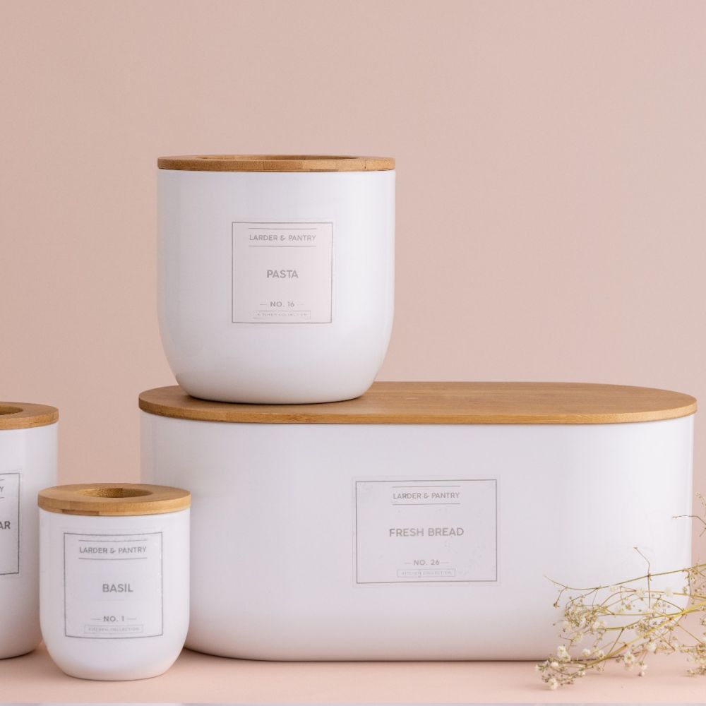 Typhoon Eden Bread Bin with Reusable Labels - Additional view