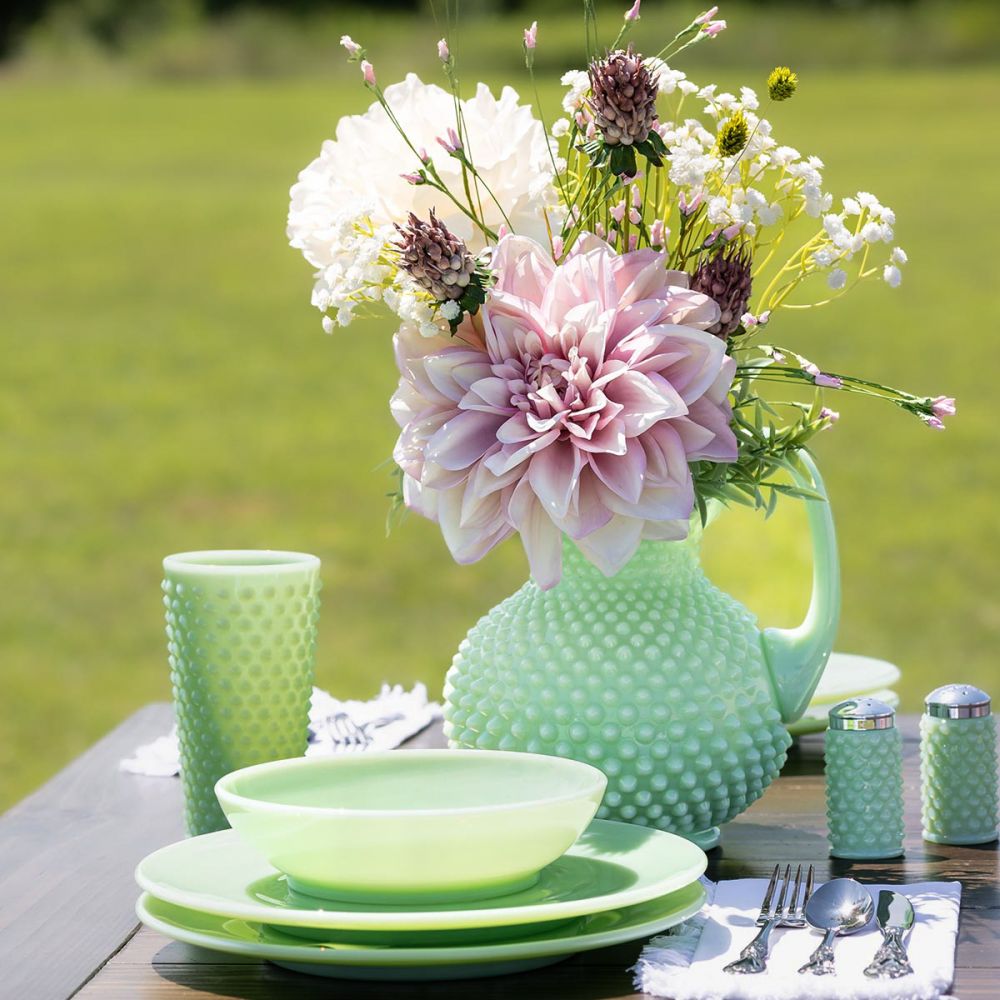 Mosser Glass 8  Plate | Jadeite - Additional view