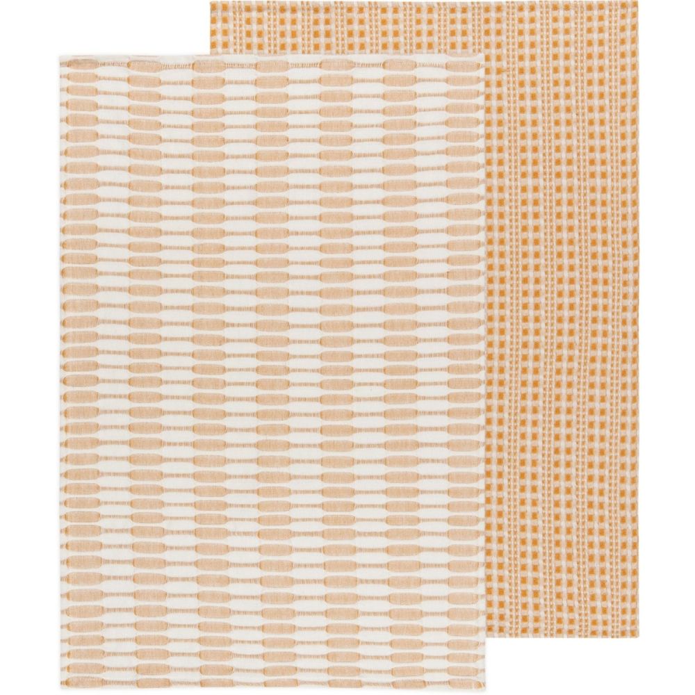 Danica Heirloom Abode Dishtowels (Set of 2) | Ochre