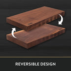 John Boos 1887 Rustic Edge Walnut Cutting Board 21 x12  - Additional view