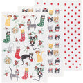 Danica Jubilee Floursack Dishtowels (Set of 3) | Meowy Christmas