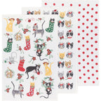 Danica Jubilee Floursack Dishtowels (Set of 3) | Meowy Christmas
